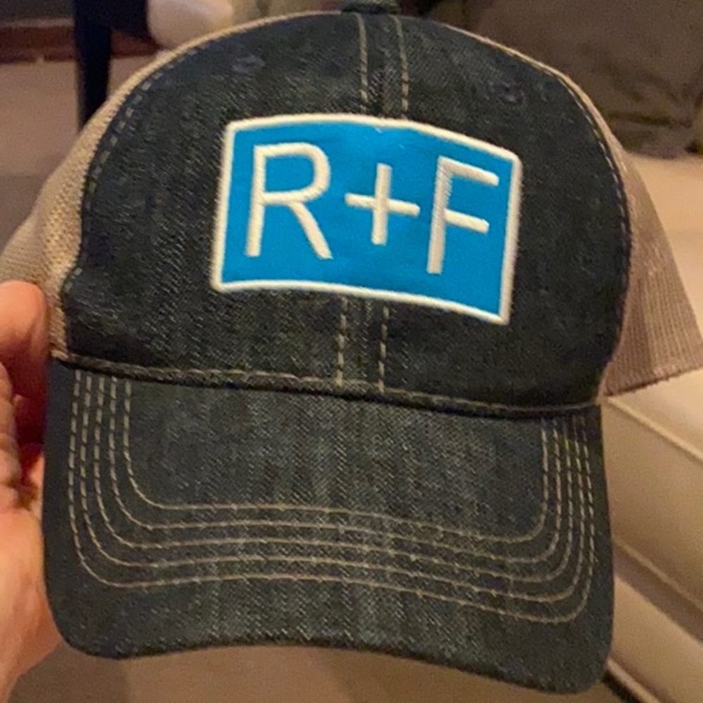 New Rodan + Fields denim trucker cap